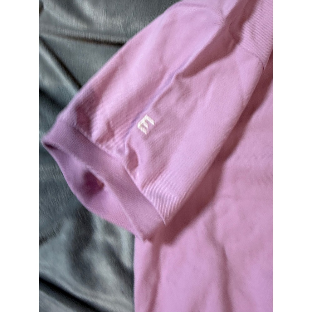 NEW Everlane Small Organic Cotton Oversized Polo Shirt Preppy Mauve Lilac Purple - Picture 6 of 8